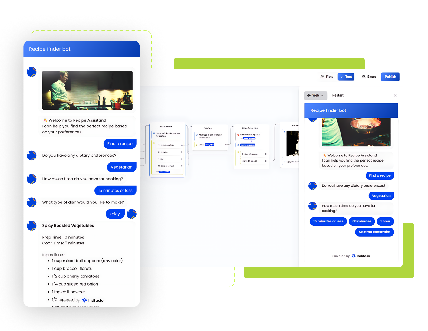AI Chatbot Builder for Seamless Ordering & Menu Assistance