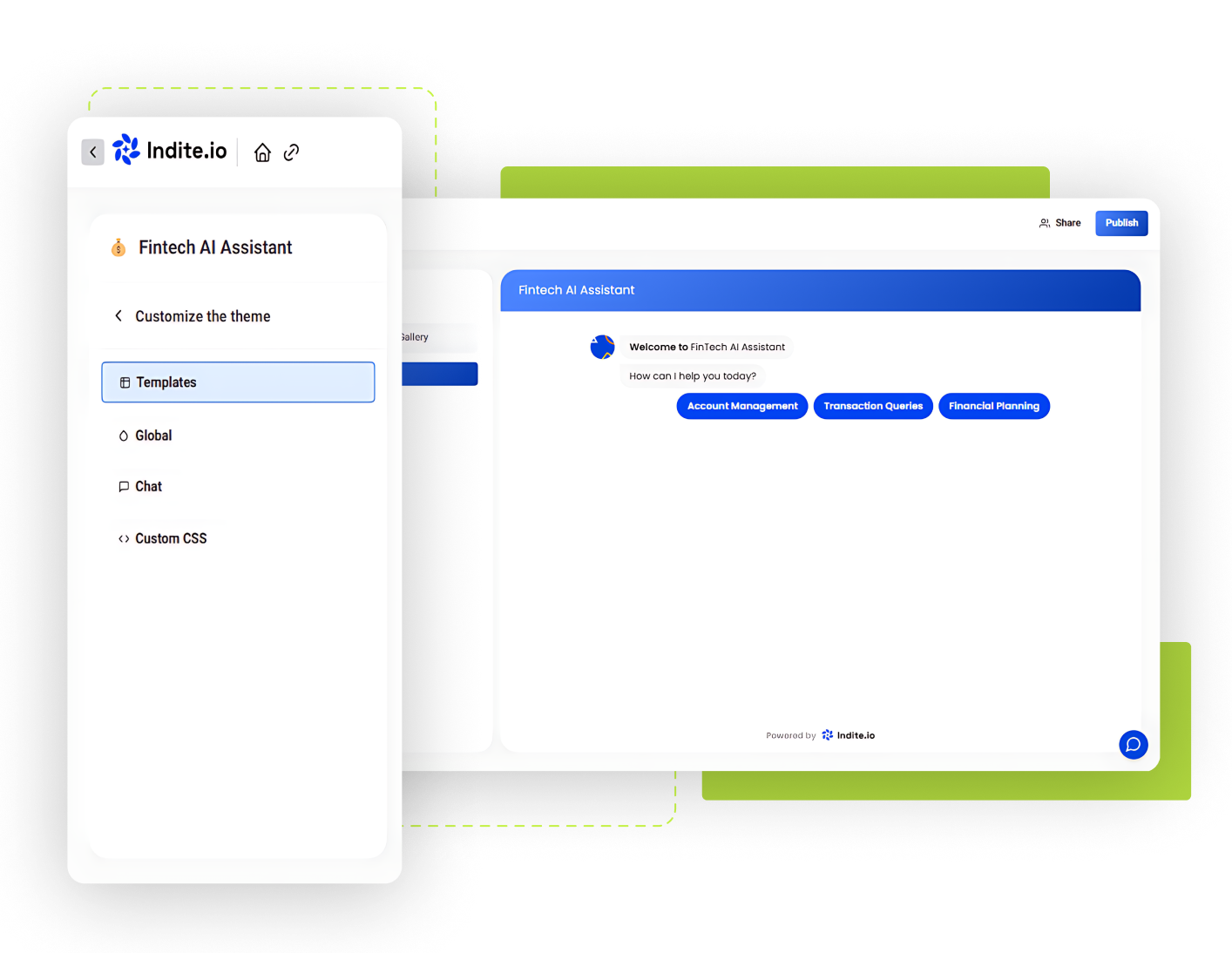 Smart AI Chatbot Builder for Effortless Account Management