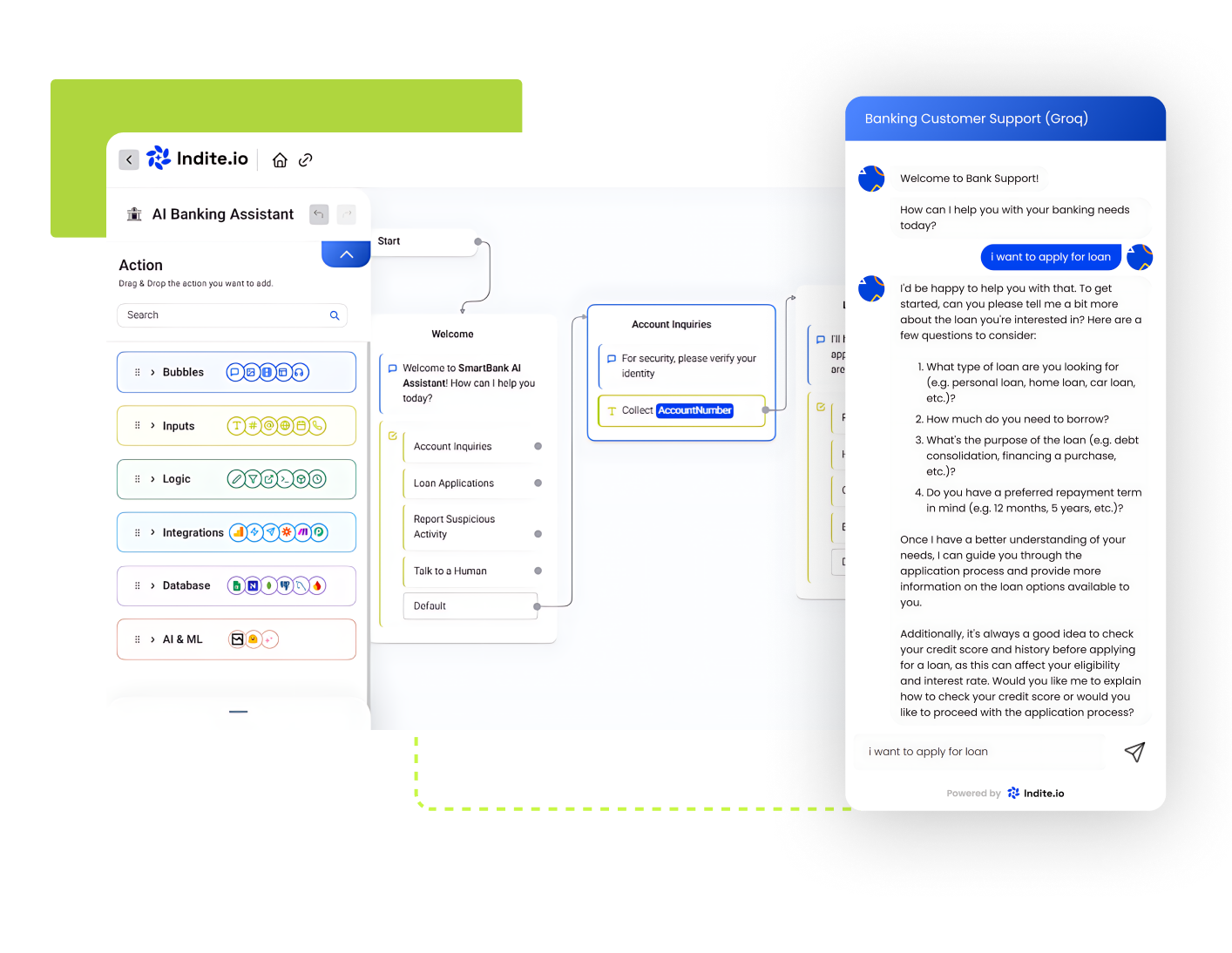 Transfers & Query Resolution via AI